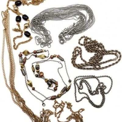 Sale Photo Thumbnail #212: (7) Long Layered Necklaces