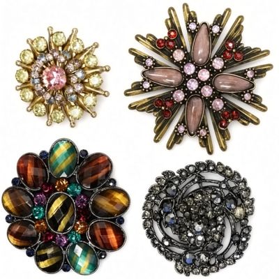 Sale Photo Thumbnail #294: Vintage Estate Brooch Lot