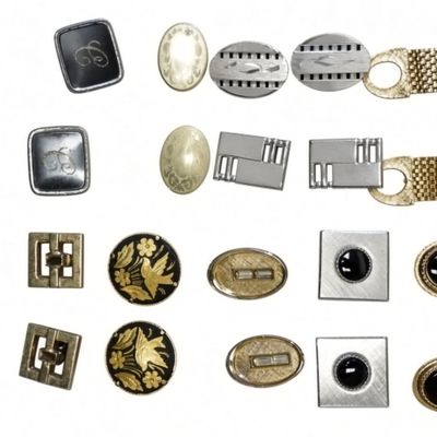Sale Photo Thumbnail #320: Men's Mid-Century Modern Cufflinks:14 Pairs