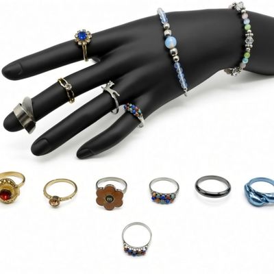 Sale Photo Thumbnail #54: Vintage Estate Jewelry Lot - 14-Piece