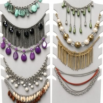 Sale Photo Thumbnail #224: 10pc Statement Necklace Lot