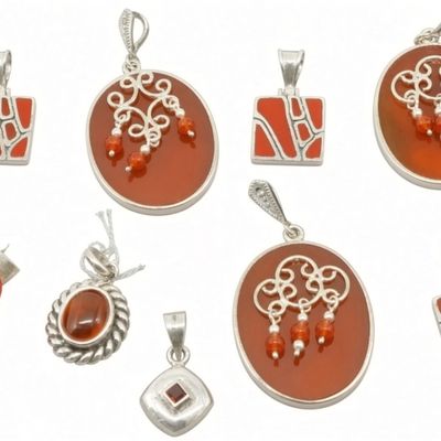 Sale Photo Thumbnail #144: Silver Tone Pendants