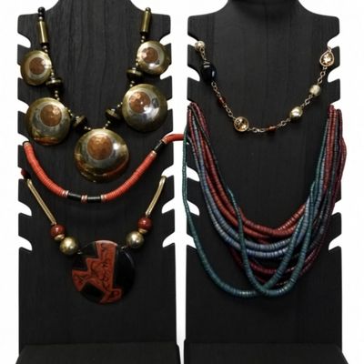 Sale Photo Thumbnail #323: Unique Statement Necklaces & Bracelet