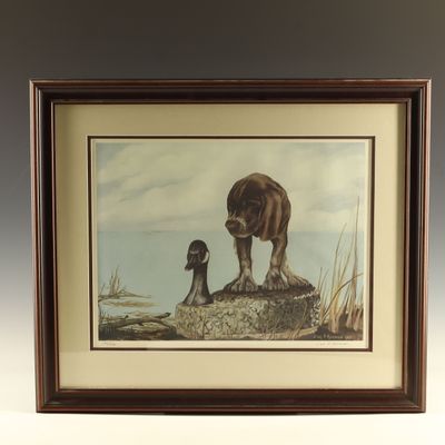Sale Photo Thumbnail #243: Sina P. Kurman, Signed and Numbered Limited Edition Offset Lithograph