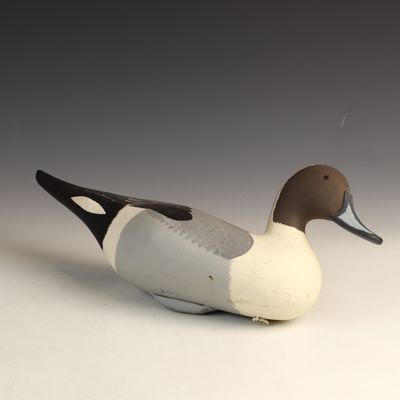 Sale Photo Thumbnail #69: Bodt Decoys Carved and Painted Northern Pintail Drake Duck Decoy