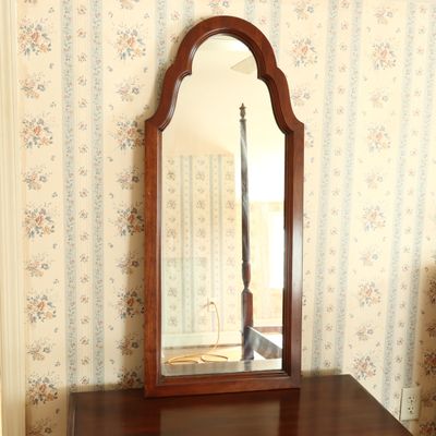 Sale Photo Thumbnail #113: Pennsylvania House Arched Stained Wood Dresser Mirror