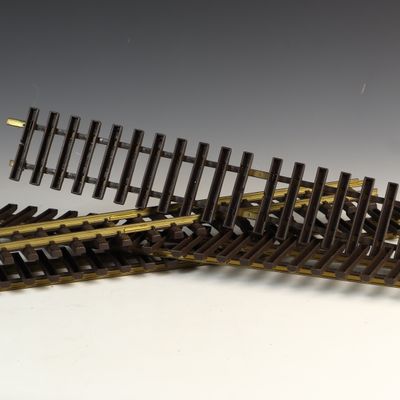 Sale Photo Thumbnail #190: A Collection of GarGraves O-Gauge Three-Rail Model Train Track
