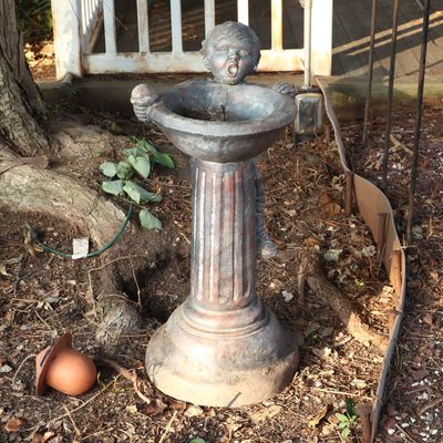 Sale Photo Thumbnail #151: Studio One Cast Stone Garden Fountain Depicting Boy with Ice Cream Cone