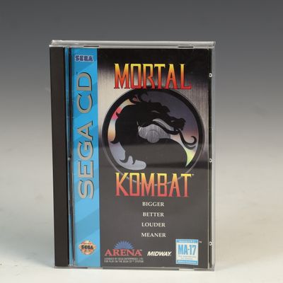 Sale Photo Thumbnail #185: Mortal Kombat Video Game for Sega CD Console