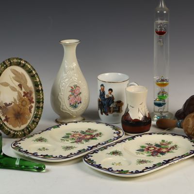 Sale Photo Thumbnail #207: A Collection of Decorative Collectibles Including Norman Rockwell and Burgues Porcelain Figurines