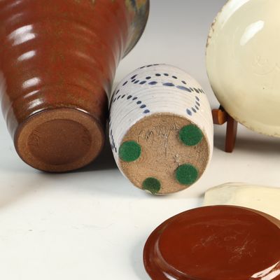Sale Photo Thumbnail #198: A Collection of Studio Pottery Including Lee Hughes Stoneware