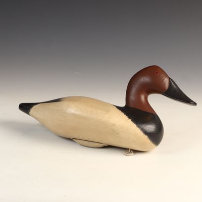 Sale Photo Thumbnail #59: Madison Bootie Mitchell Canvasback Drake Duck Decoy
