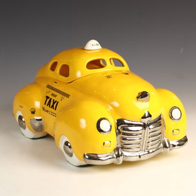 Sale Photo Thumbnail #30: Glenn Appleman Yazoo Taxi Ceramic Cookie Jar, 1978
