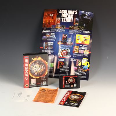 Sale Photo Thumbnail #178: Acclaim NBA Jam Tournament Edition for Sega Genesis Complete in Box