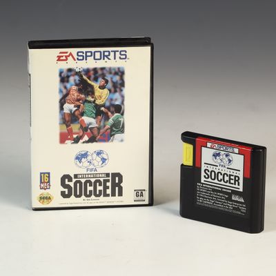 Sale Photo Thumbnail #181: FIFA International Soccer Electronic Arts Sega Genesis Video Game with Case