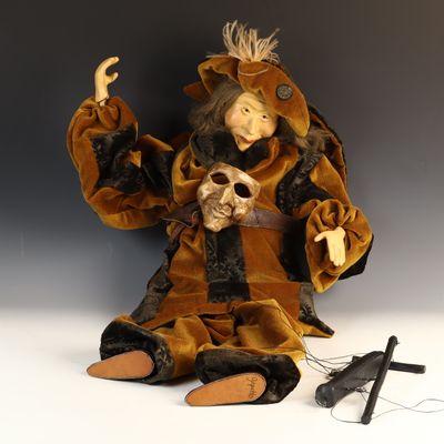 Sale Photo Thumbnail #159: Large Geppetto Character Marionette with Controls
