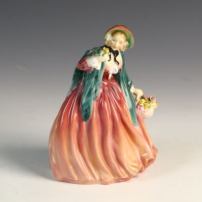 Sale Photo Thumbnail #17: Royal Doulton Lady Charmian Bone China Figurine HN 1949