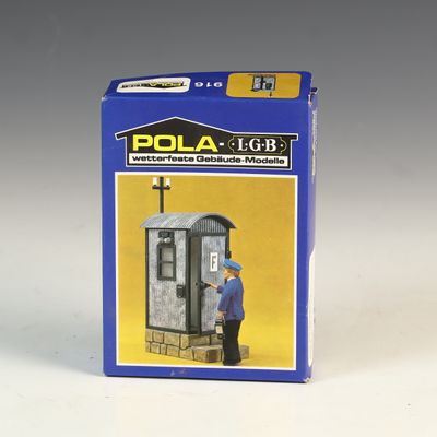 Sale Photo Thumbnail #193: POLA for LGB G-Scale Trackside Telephone Box Building Kit 916 and LGB Accessory 3031