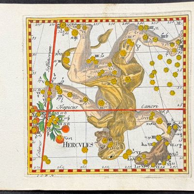 Sale Photo Thumbnail #27: Thomas - Constellation or Celestial Chart of Hercules