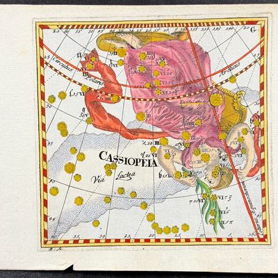 Sale Photo Thumbnail #26: Thomas - Constellation or Celestial Chart of Cassiopeia