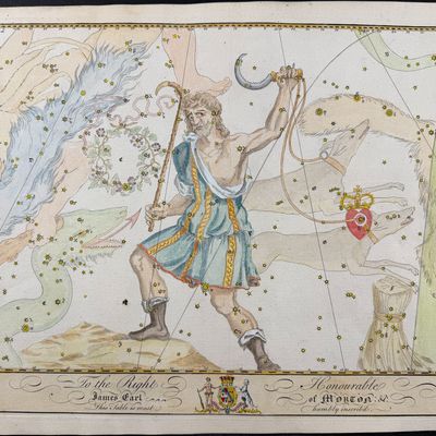 Sale Photo Thumbnail #31: Bevis, Rare - Constellation or Star Chart of Bootes