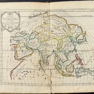 Sale Photo Thumbnail #52: Sanson's Asia - Volume with 17 Engraved Maps