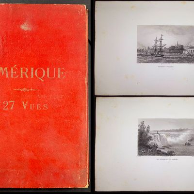 Sale Photo Thumbnail #65: Amerique Album with 27 Engravings of the Americas