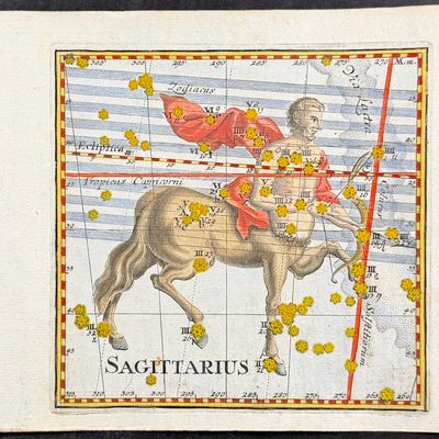 Sale Photo Thumbnail #28: Thomas - Constellation or Celestial Chart of Sagittarius