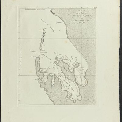 Sale Photo Thumbnail #9: Peron & Freycinet - Map of Australia (Baie des Chiens-Marins) [Australia, New Holland]