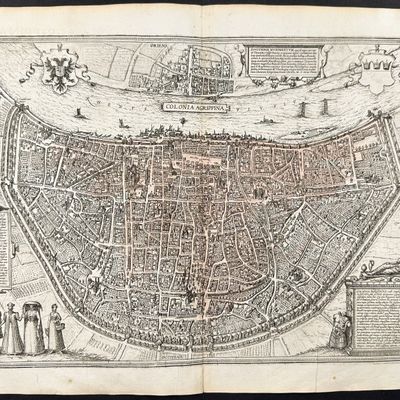 Sale Photo Thumbnail #48: Braun & Hogenberg, pub. 1575 - View of Cologne, Germany