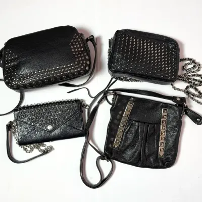 Joelle Hawkins, Rebecca Minkoff & B Makowsky Studded Leather Bags (4)