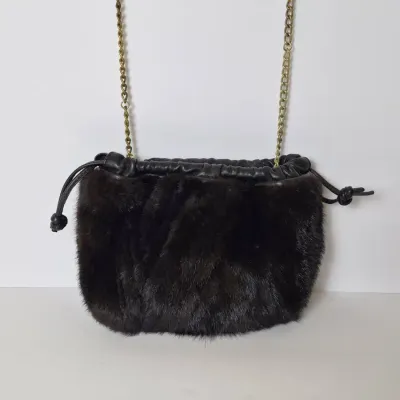Paola Masi Fur Handbag