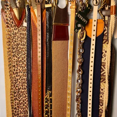 Lauren Ralph Lauren, Linea Pelle & More Belts (Gold-Tone Hardware)