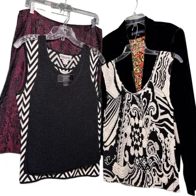 New with Tags Carmen Marc Valvo, Cache & More Dressy Apparel (Size L)