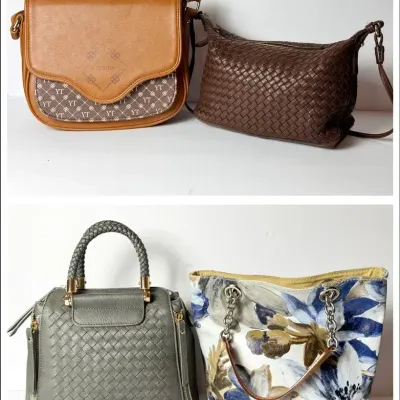 The Danbury Mint, Mauricio Taiuti Italy, Madison West & More Leather Handbags (4)