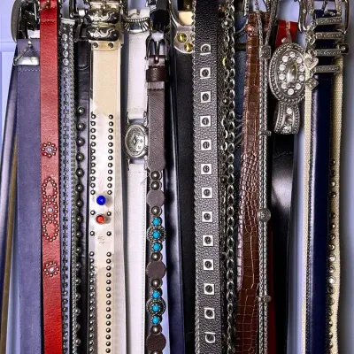 Guess, Mudd, Chico’s, Express & More Belts with Silver-Tone Hardware