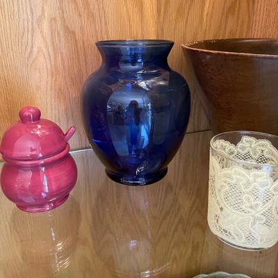 Sale Photo Thumbnail #118: Blue vase and more