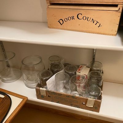 Sale Photo Thumbnail #306: Large lot of canning jars