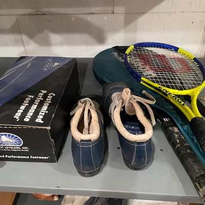 Sale Photo Thumbnail #479: Sports shoes and racquets