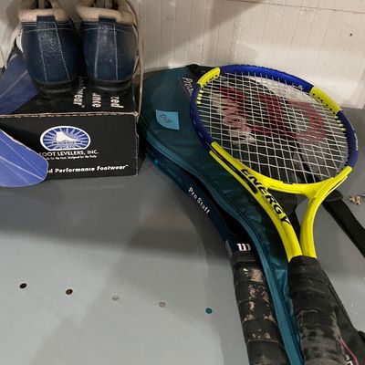 Sale Photo Thumbnail #481: Sports shoes and racquets