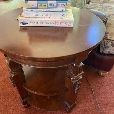 Sale Photo Thumbnail #182: Round table with books