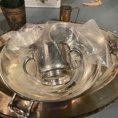 Sale Photo Thumbnail #398: Silver plate