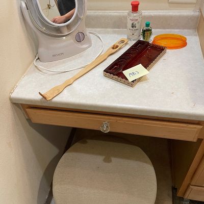Sale Photo Thumbnail #245: Vanity stool and more