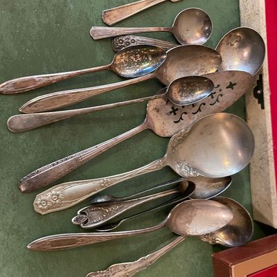Sale Photo Thumbnail #688: Stainless serving items