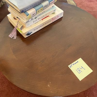 Sale Photo Thumbnail #184: Round table with books