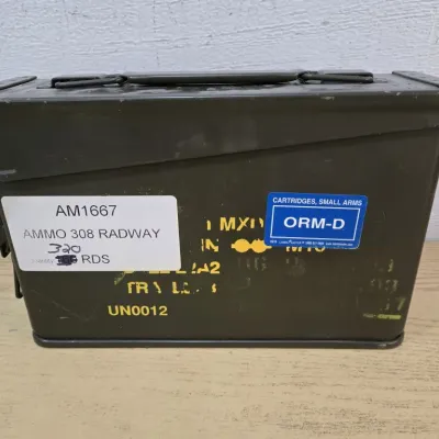 Sale Photo Thumbnail #46: AM 1667 Ammo .308 Radway/7.62x51mm NATO 320 Rounds With Metal Ammo Can