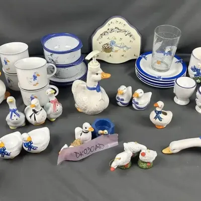 Stella Porzellan & Rösler Goose Themed Ceramic Kitchenware Collection