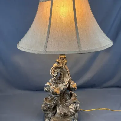 Alexander-John Ornate Scrollwork Table Lamp