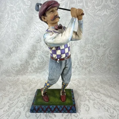Jim Shore Heartwood Creek Golfer Figurine