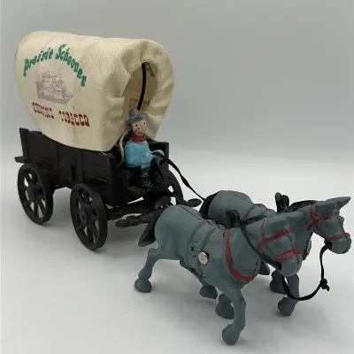 Prairie Schooner CHEWING TOBACCO Advertising Covered Wagon Toy